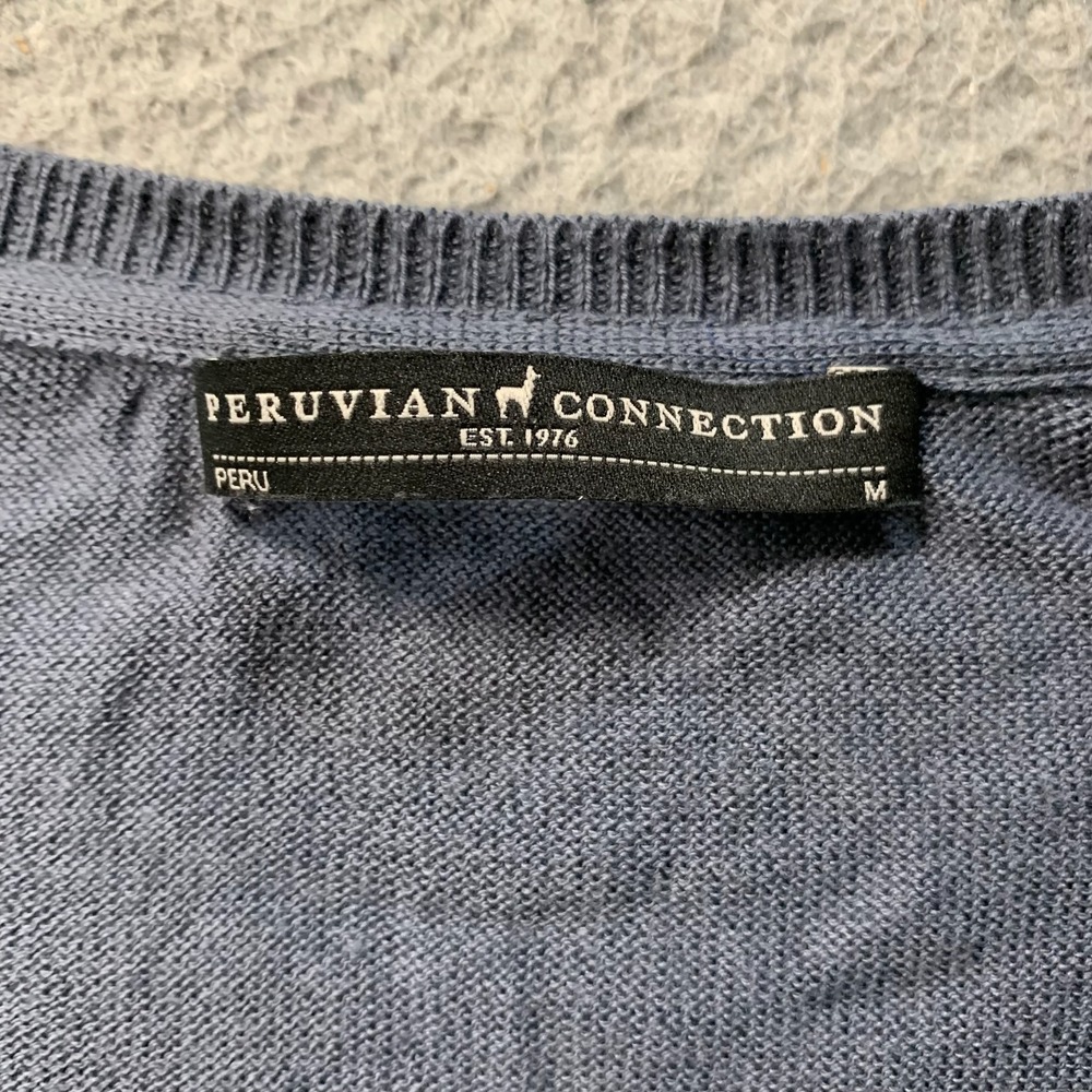 PERUVIAN CONNECTION Sweater Womens Medium Top Lig… - image 3